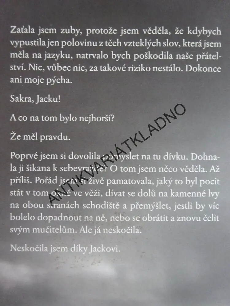 JEDNOSMĚRNÁ JÍZDENKA, JAN FORMANOVÁ, **an