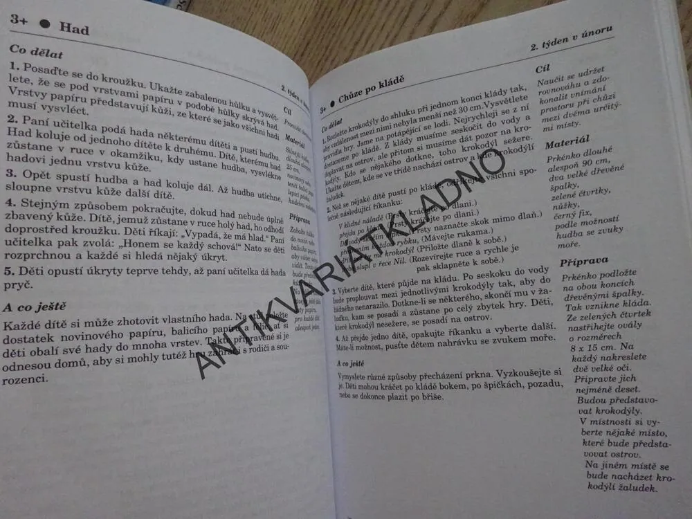 ŠKOLKA PLNÁ ZÁBAVY, PATTY CLAYCOMB, KALENDÁŘ TVOŘIVÝCH HER PRO PŘEDŠKOLNÍ DĚTI, **an