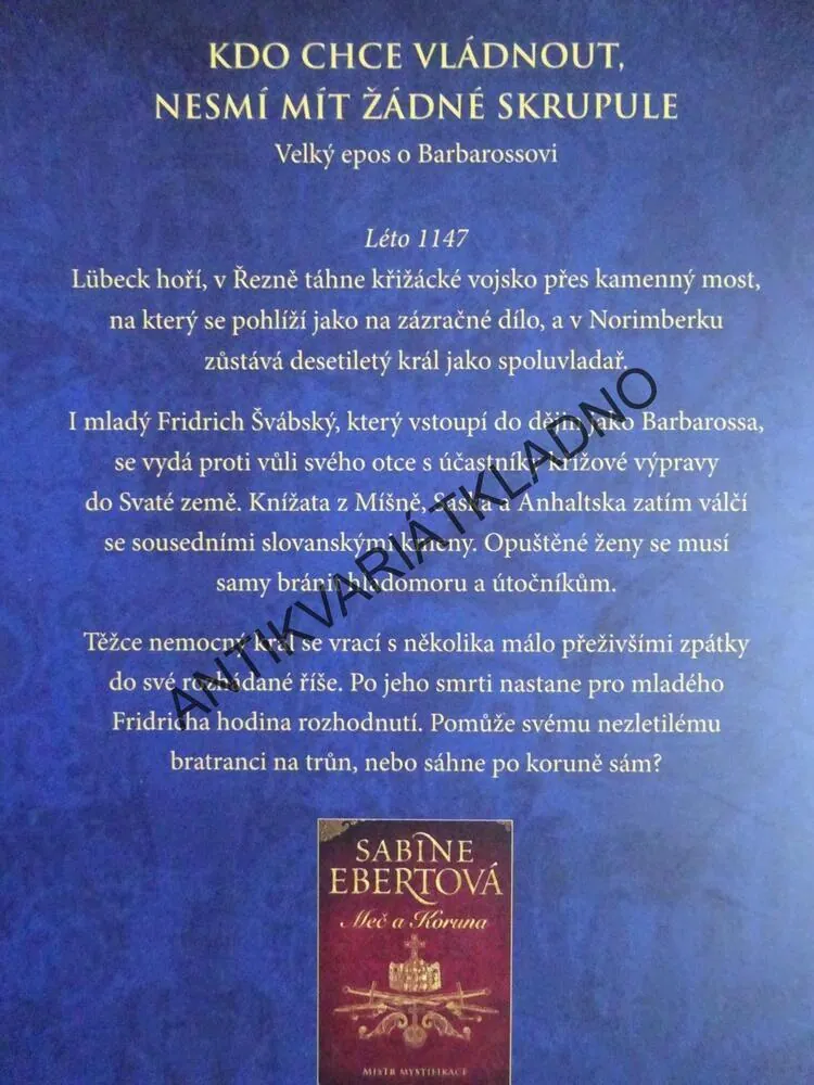 MEČ A KORUNA, MLADÝ SOKOL, SABINE EBERTOVÁ, **an