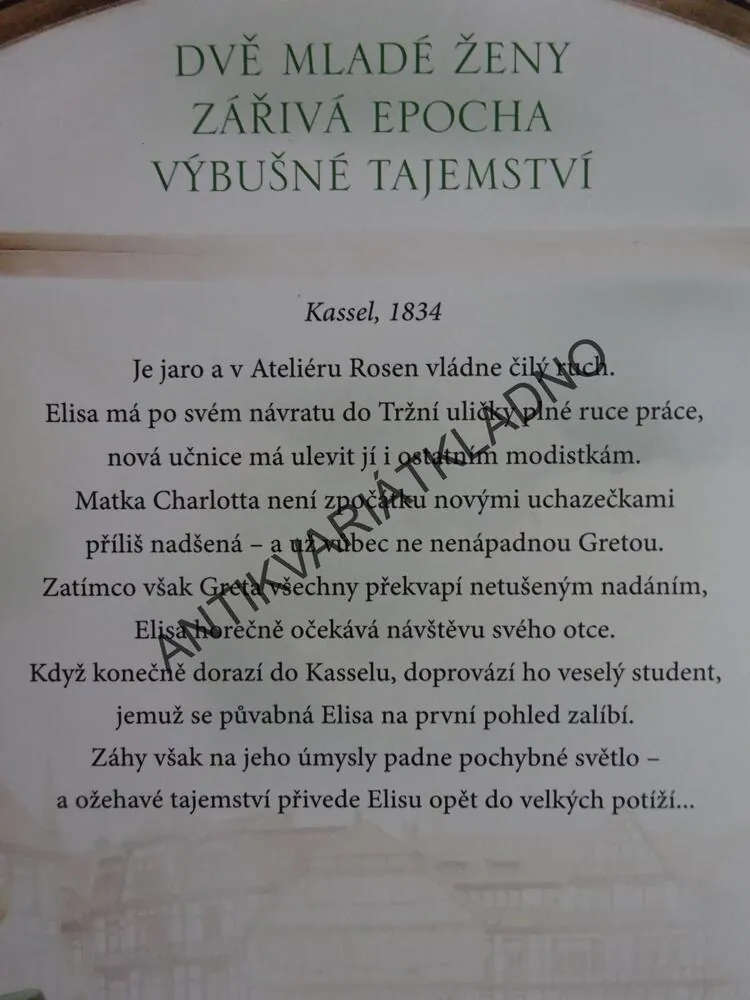 ATELIÉR ROSEN, SNY NOVÉ DOBY, ANNE JACOBSOVÁ ALIAS MARIE LAMBALLE, **an