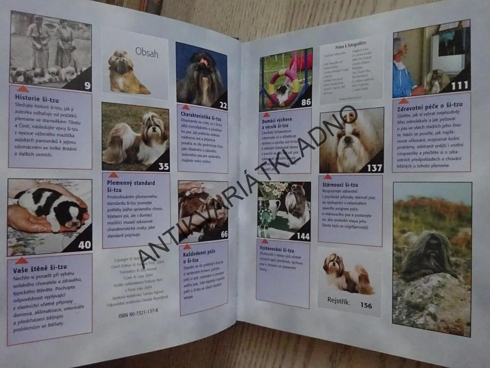 ŠI-TZU, JULIETTE CUNLIFFEOVÁ, **an