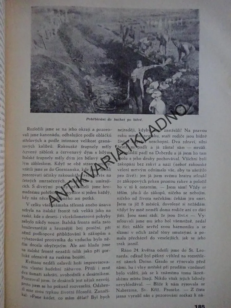 DOMOV ZA VÁLKY IV, ALOIS ŽIPEK, 1931, **an