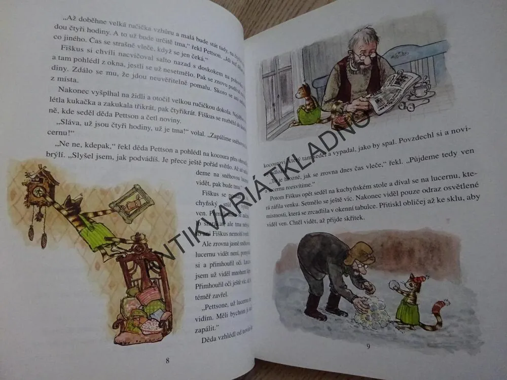 KOCOUR FIŠKUS A VÁNOČNÍ SKŘÍTEK, SVEN NORDQVIST