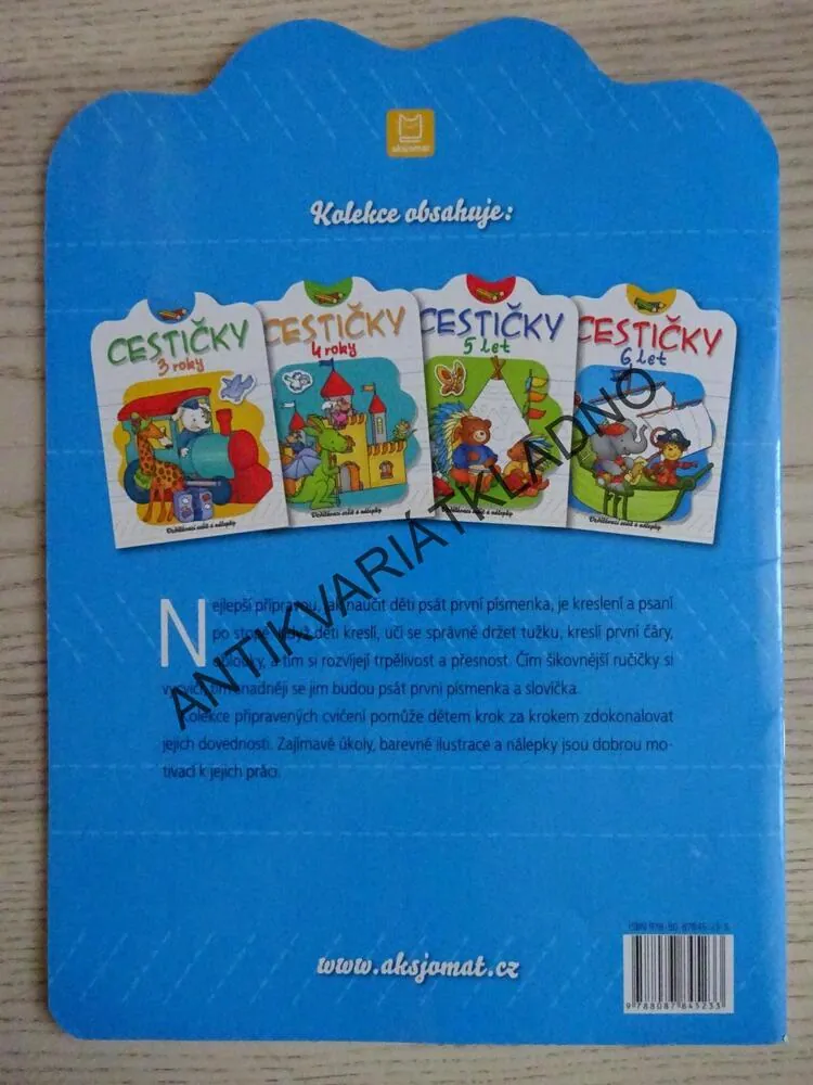 CESTIČKY, 6 LET, VZDĚLÁVACÍ SEŠIT A NÁLEPKY