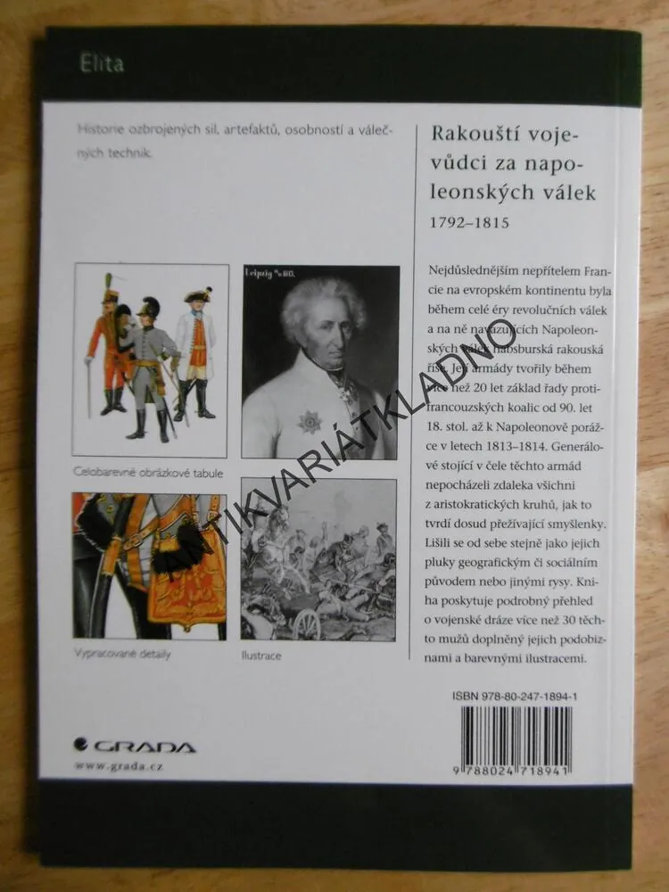 RAKOUŠTÍ VOJEVŮDCI ZA NAPOLEONSKÝCH VÁLEK, 1792-1815