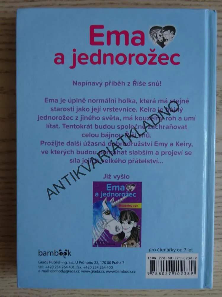 EMA A JEDNOROŽEC, OLDŘIŠKA CIPROVÁ, LENKA NĚMCOVÁ, **an