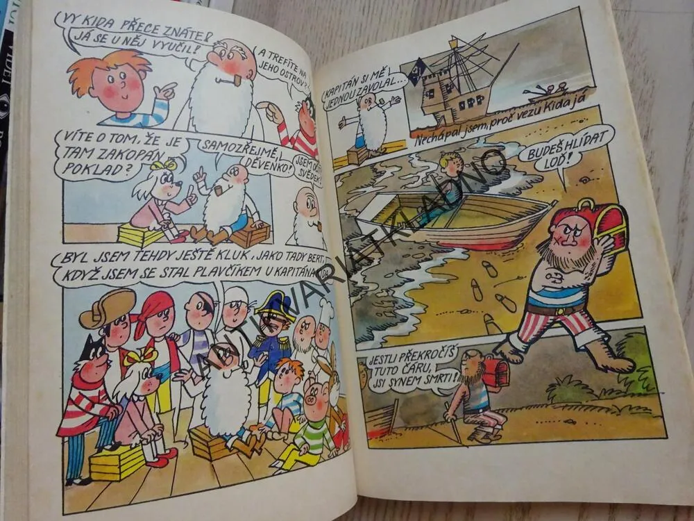 ČTYŘLÍSTEK, JAK SE CHODÍ DO POHÁDKY,POKLAD KAPITÁNA KIDA, ŠTÍPLOVÁ, NĚMEČEK