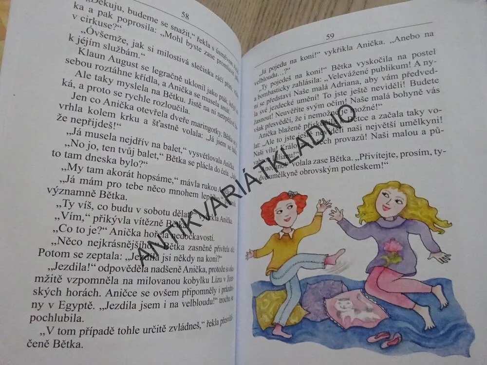 ANIČKA A CIRKUS, IVANA PEROUTKOVÁ, EVA MASTNÍKOVÁ, **an