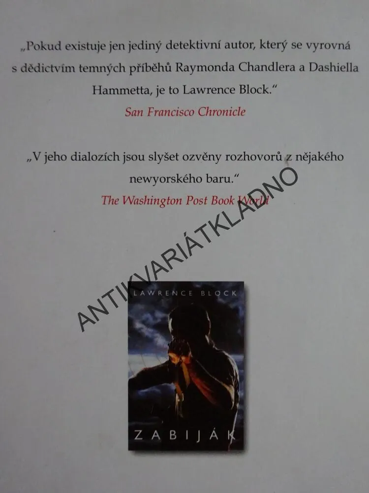 SEZNAM VRAHA, LAWRENCE BLOCK, **an