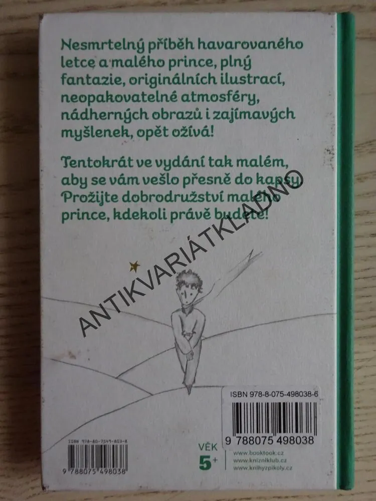 MALÝ PRINC, ANTOINE DE SAINT-EXUPÉRY, **an