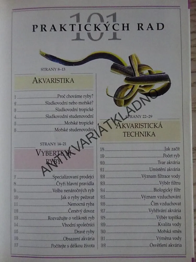AKVARIJNÍ RYBY, 101 PRAKTICKÝCH RAD, **an