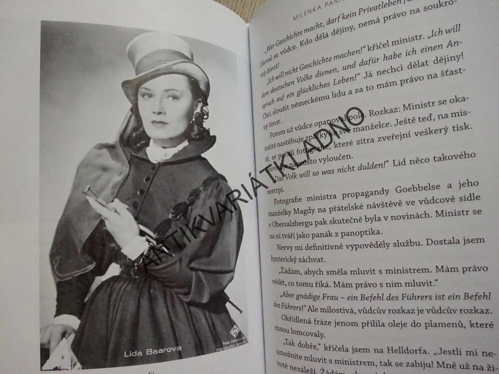 LÍDA BAAROVÁ, ÚTĚKY, JOSEF ŠKVORECKÝ, **an
