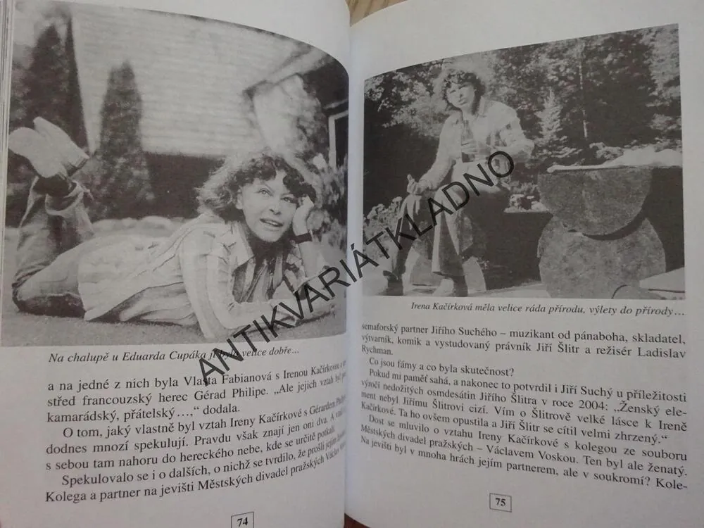 HVĚZDA, KTERÁ SE PŘÍLIŠ NEHODILA, IRENA KAČÍRKOVÁ, LADISLAV CHMIEL, **an