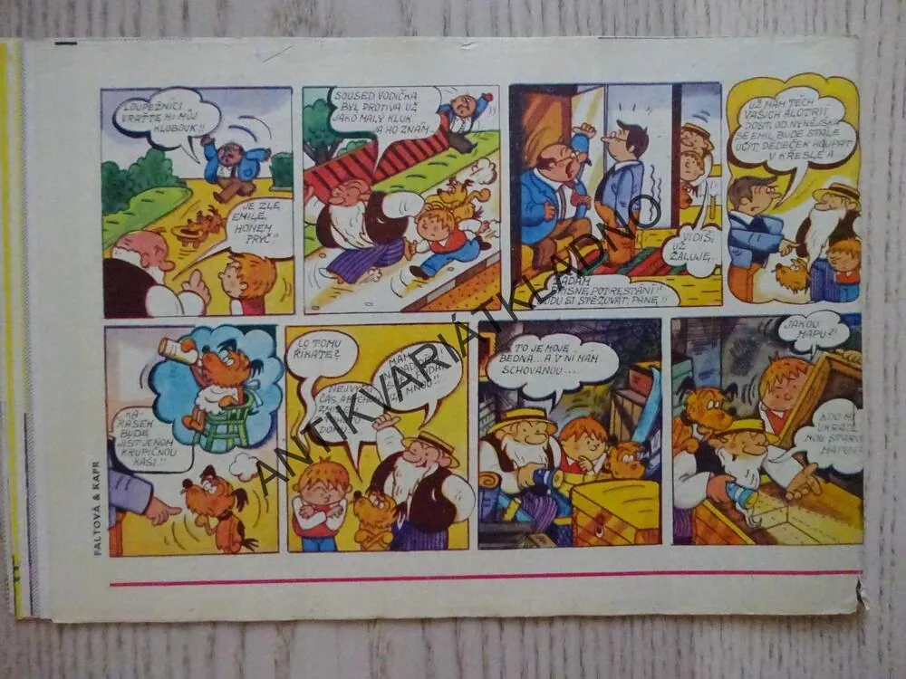 OHNÍČEK 11/1975, KOMIKS, NEPRAKTA, SEKORA, BURIAN