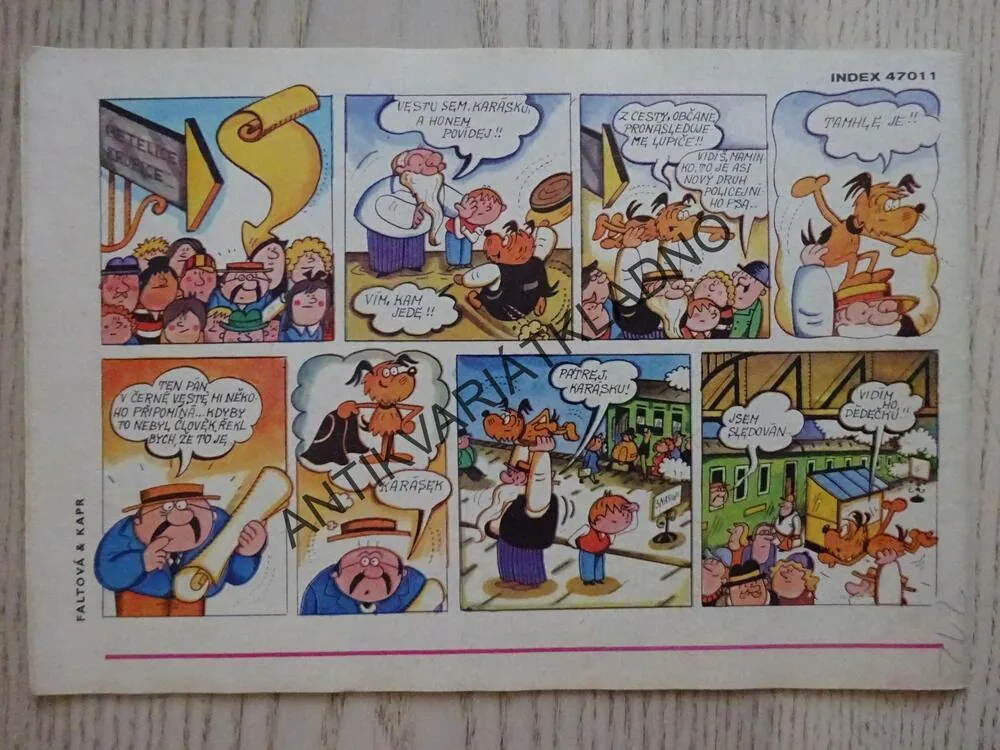OHNÍČEK 18/1975, KOMIKS, NEPRAKTA, SEKORA, BURIAN