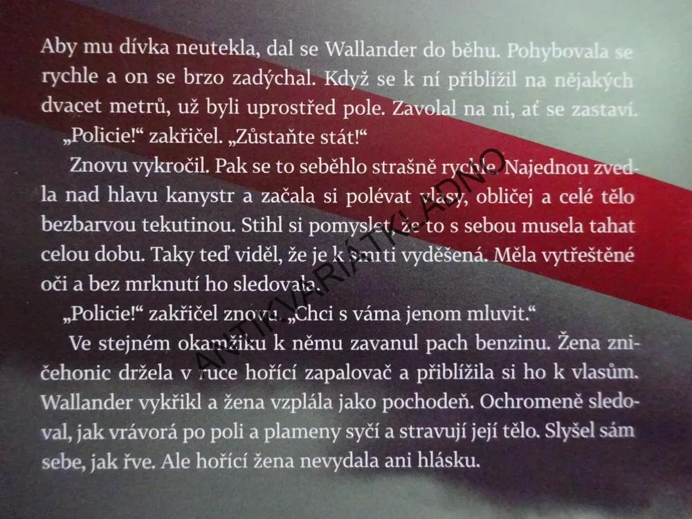 VE SLEPÉ ULIČCE, HENNING MANKELL, **an