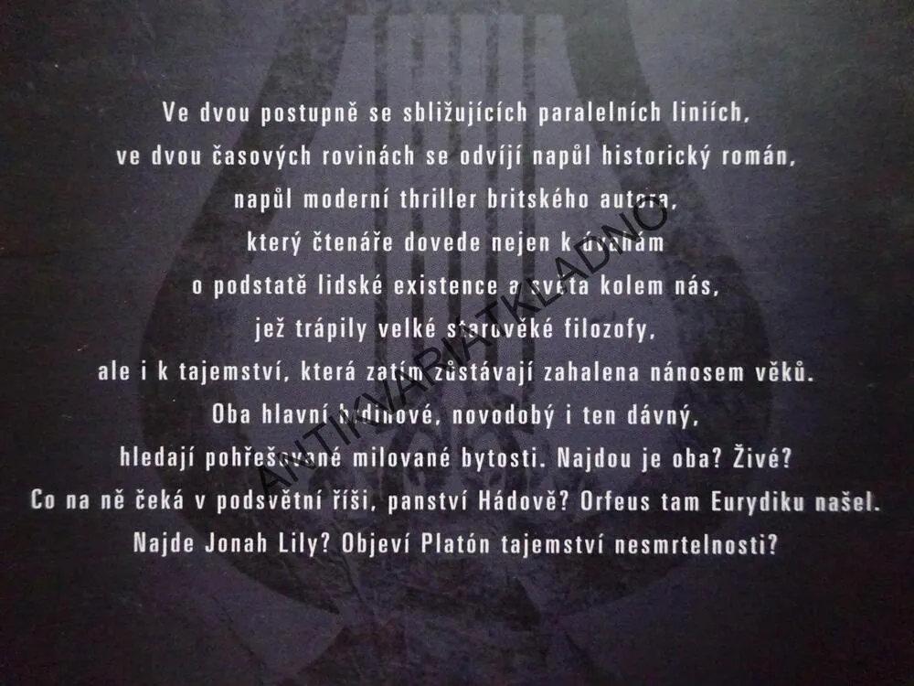 ORFEUS V PODSVĚTÍ, TOM HARPER, **an