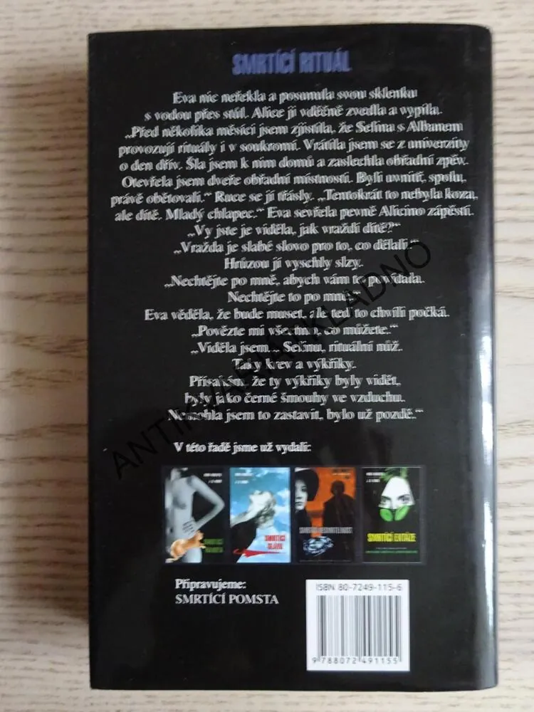 SMRTÍCÍ RITUÁL, NORA ROBERTS JAKO J. D. ROBB A DALŠÍ, **an