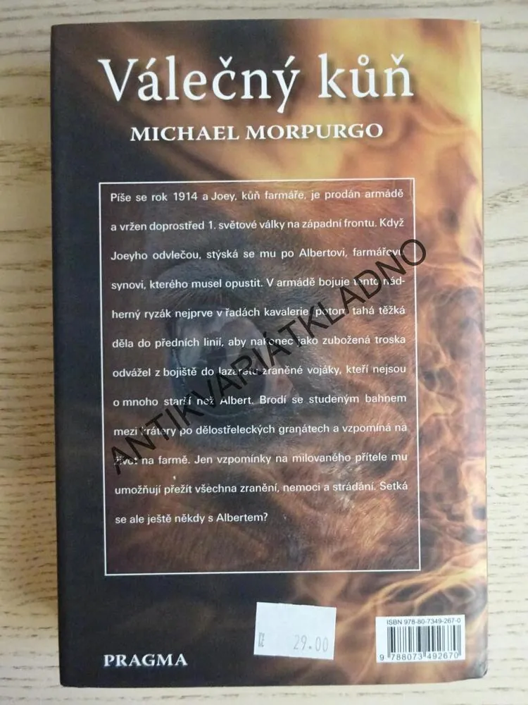 VÁLEČNÝ KŮŇ, MICHAEL MORPURGO, **an