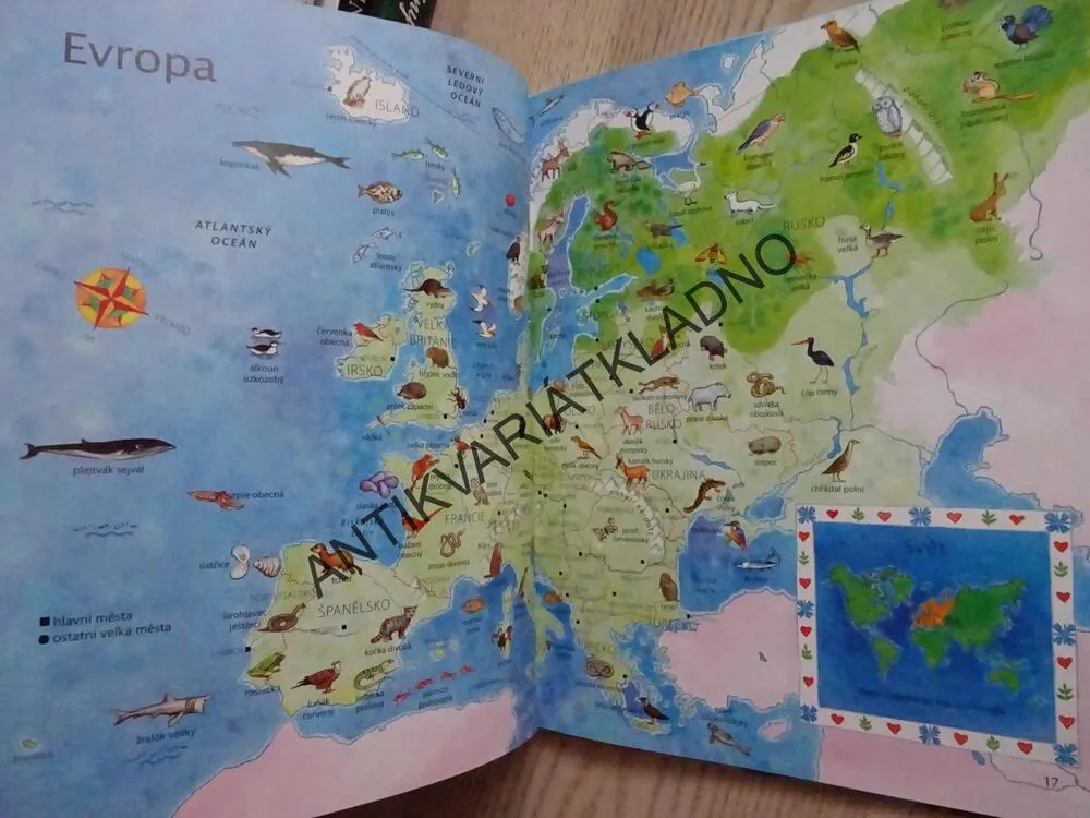DĚTSKÝ ILUSTROVANÝ ATLAS ZVÍŘAT, **an