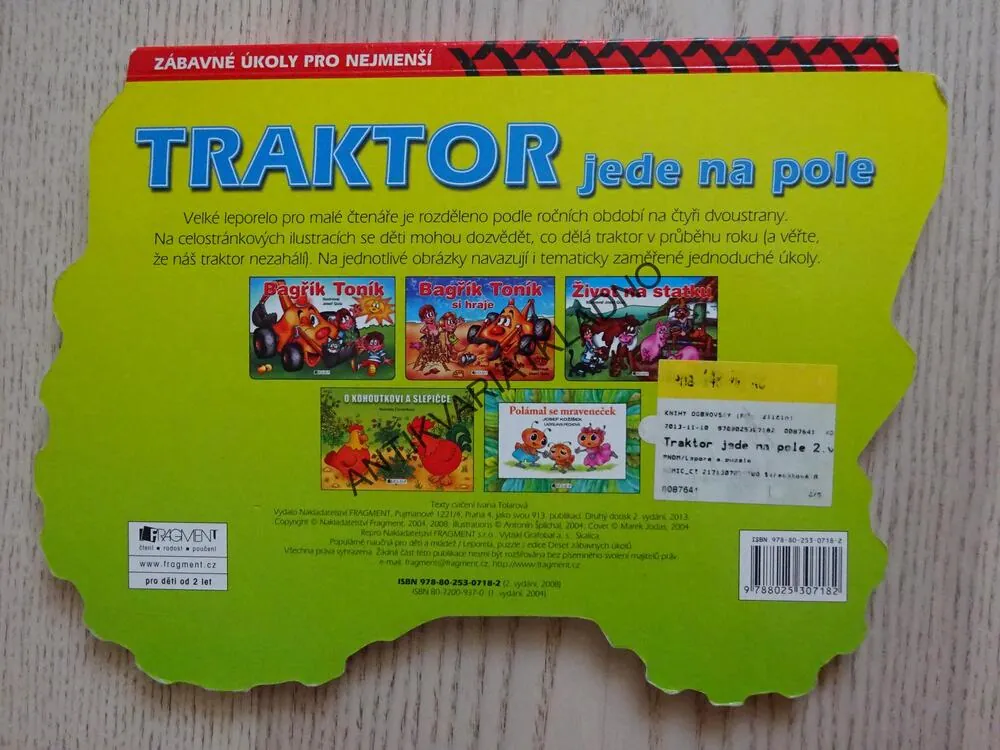 TRAKTOR JEDE NA POLE, ANTONÍN ŠPLÍCHAL, **an