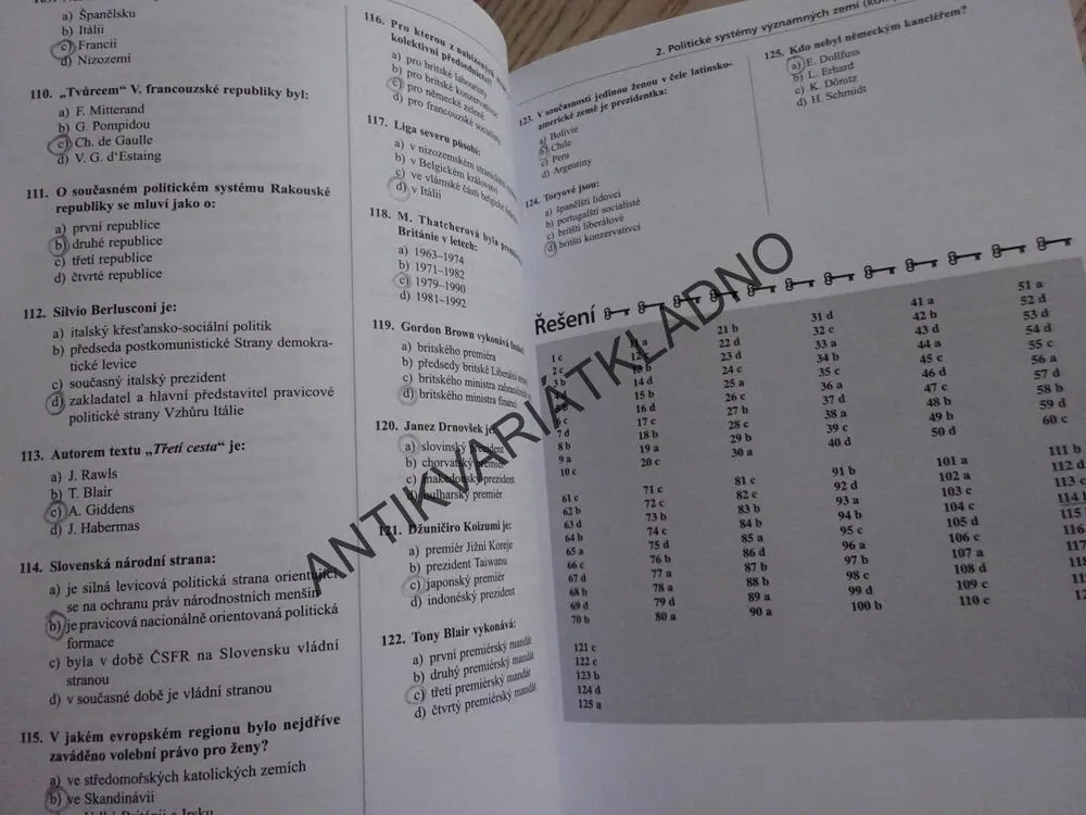 JAK SE DOSTAT NA VYSOKOU, POLITOLOGIE