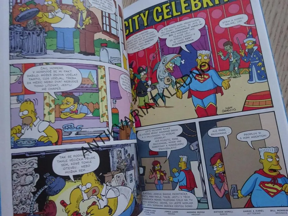SIMPSONOVI, GIGANTICKÁ KOMIKSOVÁ JÍZDA, KOMIKS, **an