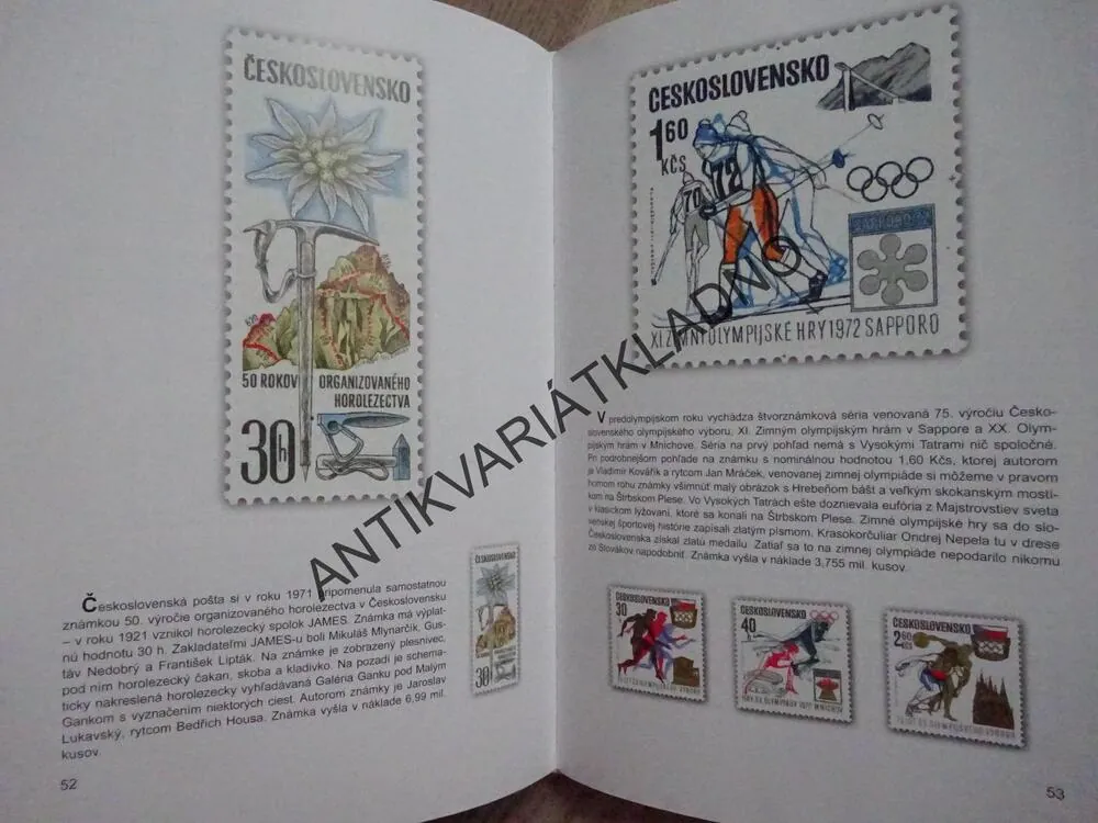TATRANSKÉ MOTIVY NA POŠTOVNÍCH ZNÁMKÁCH, SLOVENSKY, RASTISLAV OVŠONKA, **an