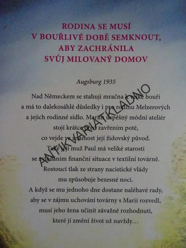 PANSKÝ DŮM, BOUŘE, ANNE JACOBSOVÁ, **an