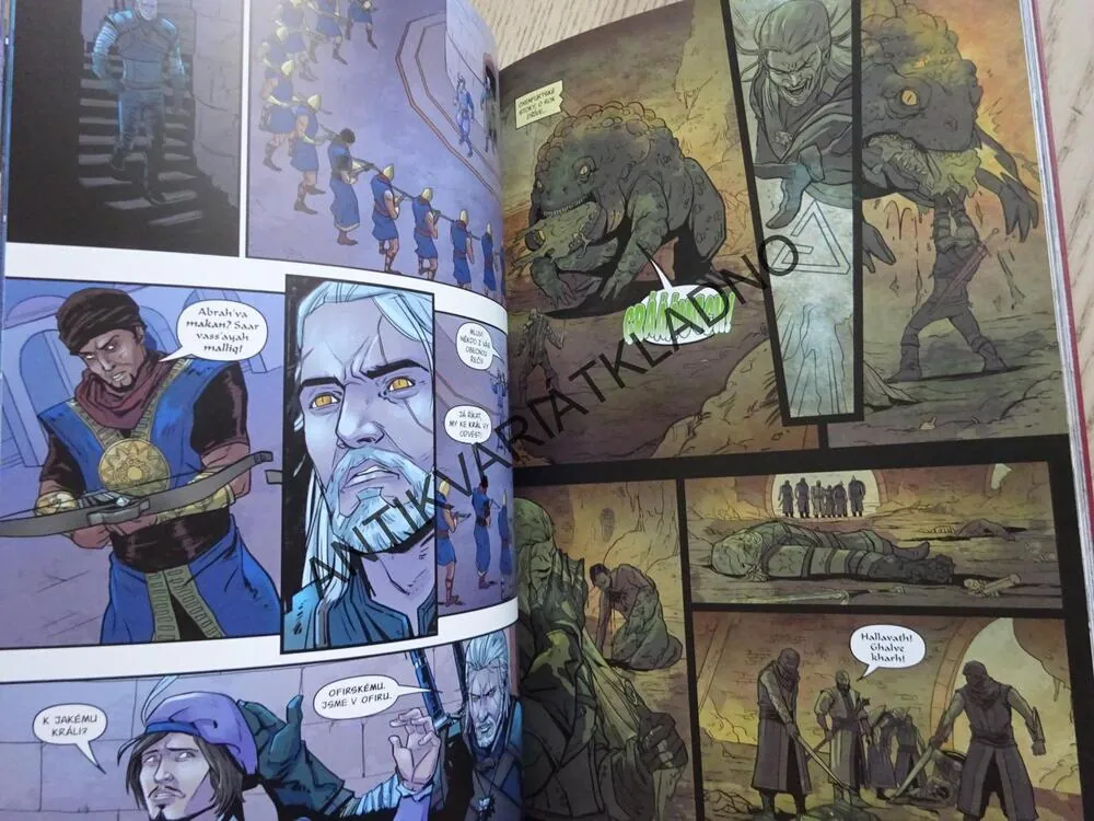 ZAKLÍNAČ, Z MASA A OHNĚ, KOMIKS, **an