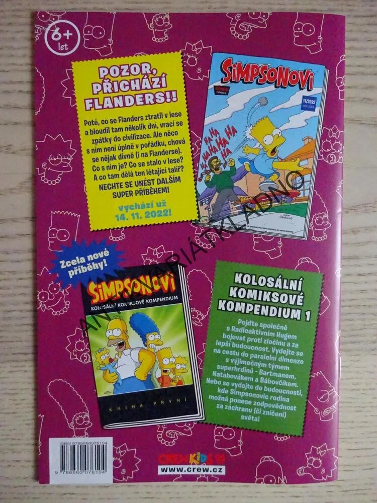 SIMPSONOVI, KOMIKS, 10/2022