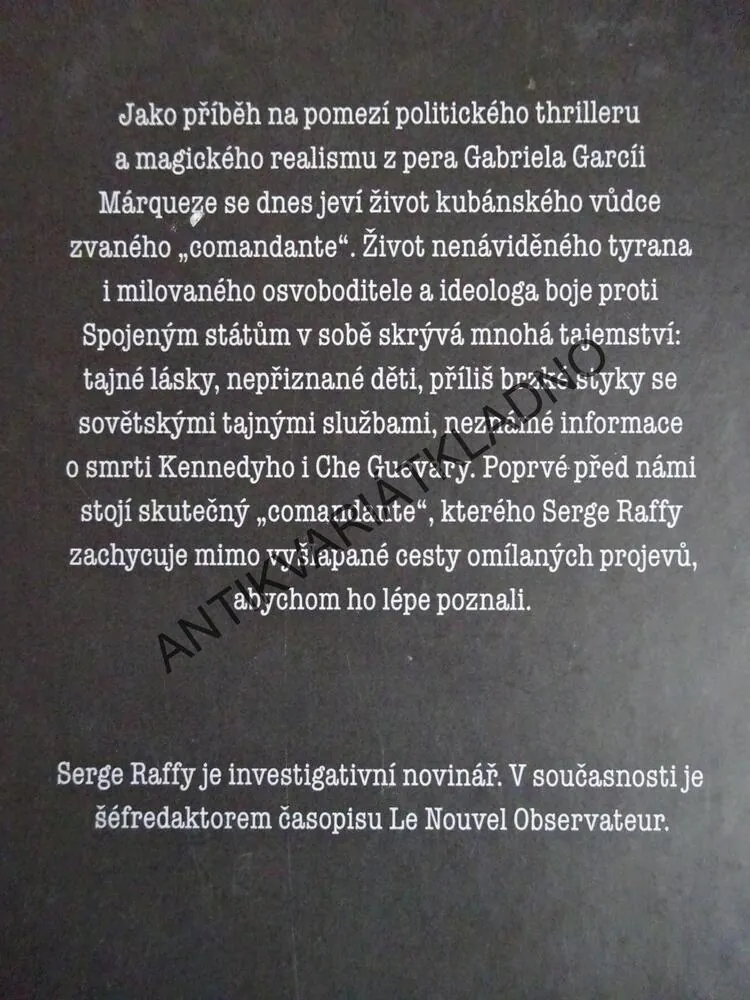 CASTRO NEVĚRNÍK, SERGE RAFFY, **an