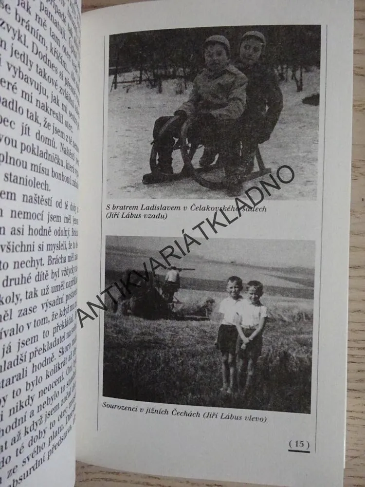 LÁBUS, MALÝ GATSBY, PODLE VYPRÁVĚNÍ ZAZNAMENAL A OTÁZKY KLADL JAN CZECH, **an