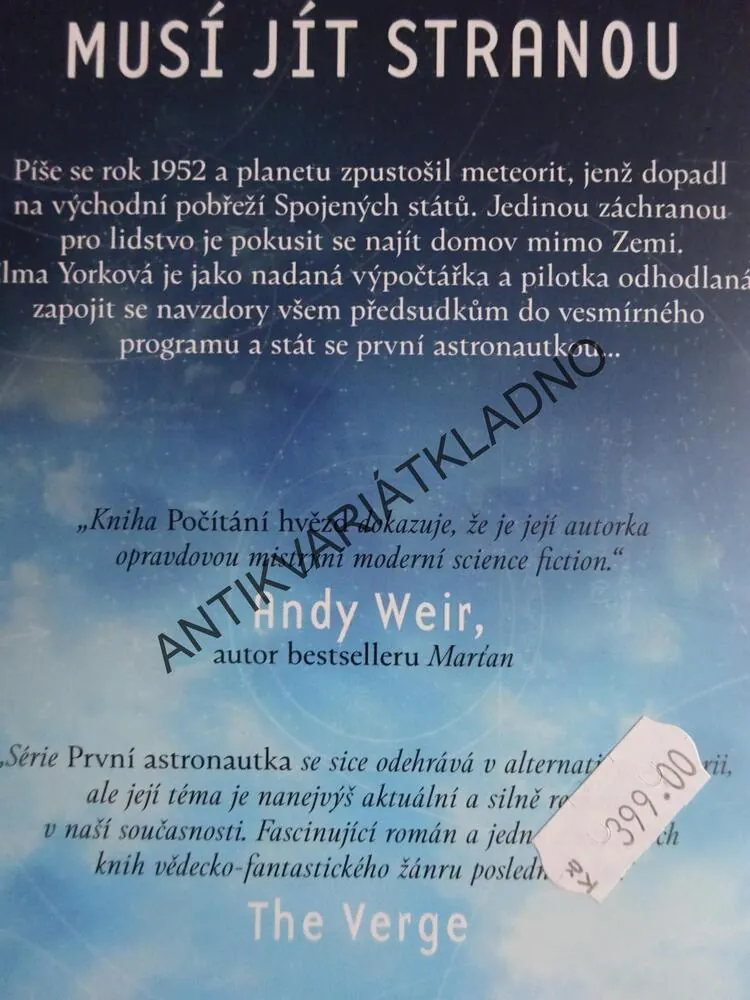 POČÍTÁNÍ HVĚZD, MARY ROBINETTE KOWAL, **an
