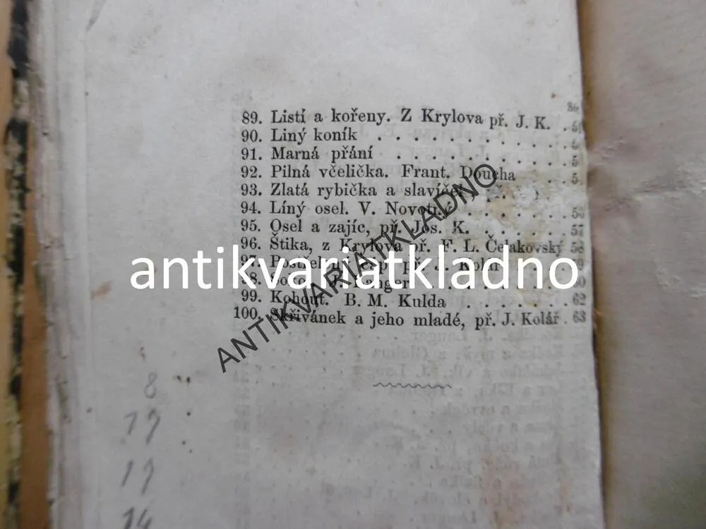 STO BAJEK,PRO MLÁDEŽ ČESKOSLOVANSKOU, 1867, ULRICH