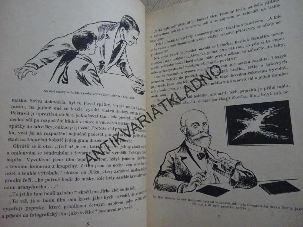 O ZÁŘÍCÍ HMOTĚ, FRANTIŠEK BĚHOUNEK, **an