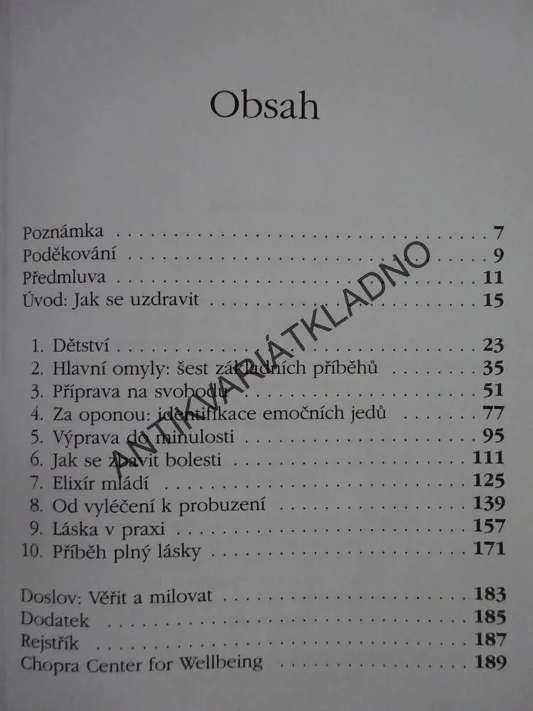 UZDRAVTE SE LÁSKOU, POTŘEBA DUŠEVNÍ ČISTOTY, DAVID SIMON, **an