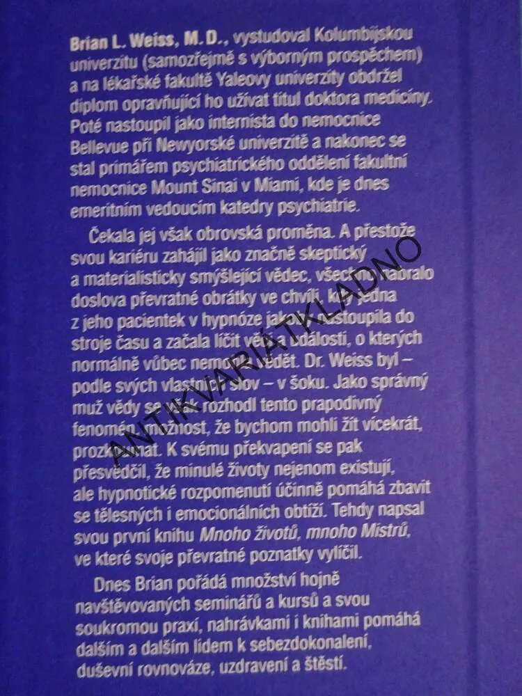 ZÁZRAKY SE DĚJÍ, BRIAN L. WEISS, **an