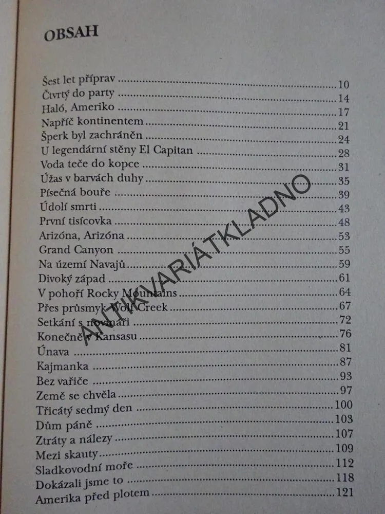 AMERIKA ZA PLOTEM, ZDENĚK VYCHODIL, **an