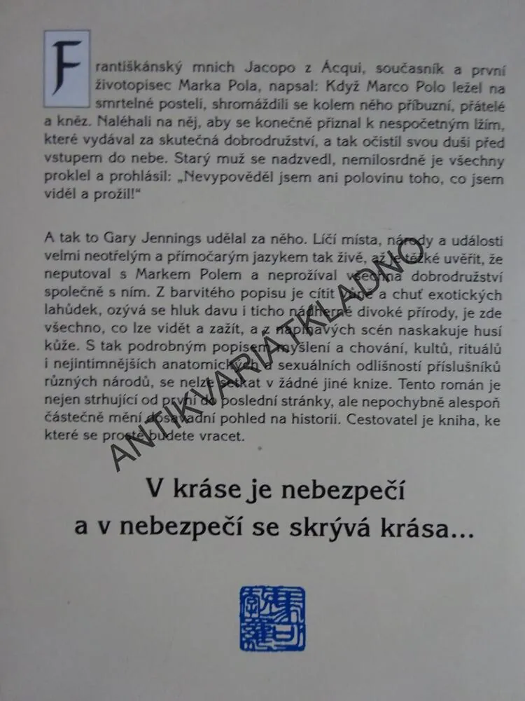 CESTOVATEL V ŘÍŠI KUBLAJCHÁNA, GARY JENNINGS, **an