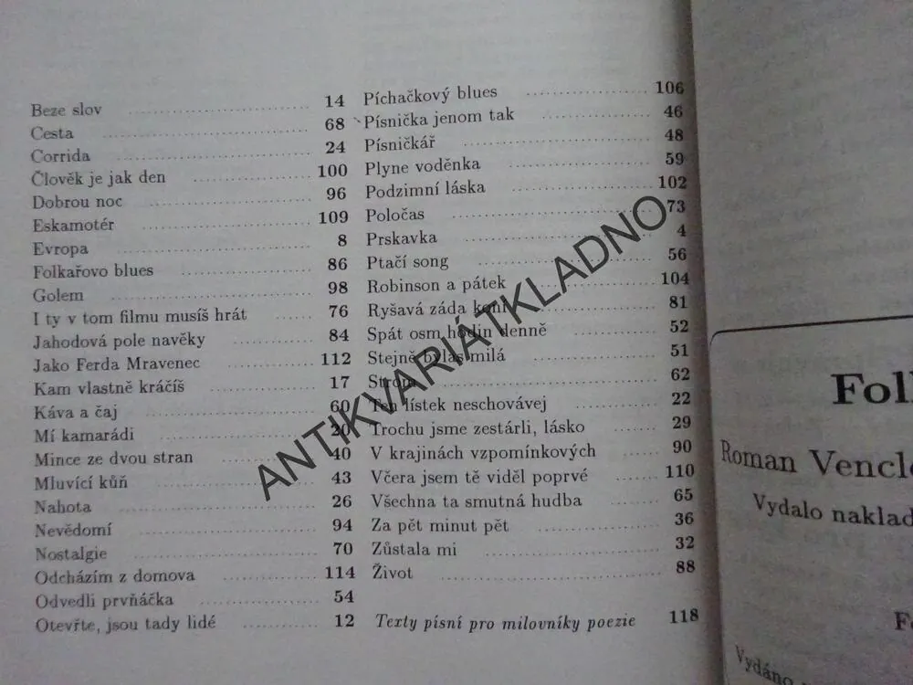 FOLK TEAM, 20 LET, ZPĚVNÍK, NOTY, TEXTY, **an