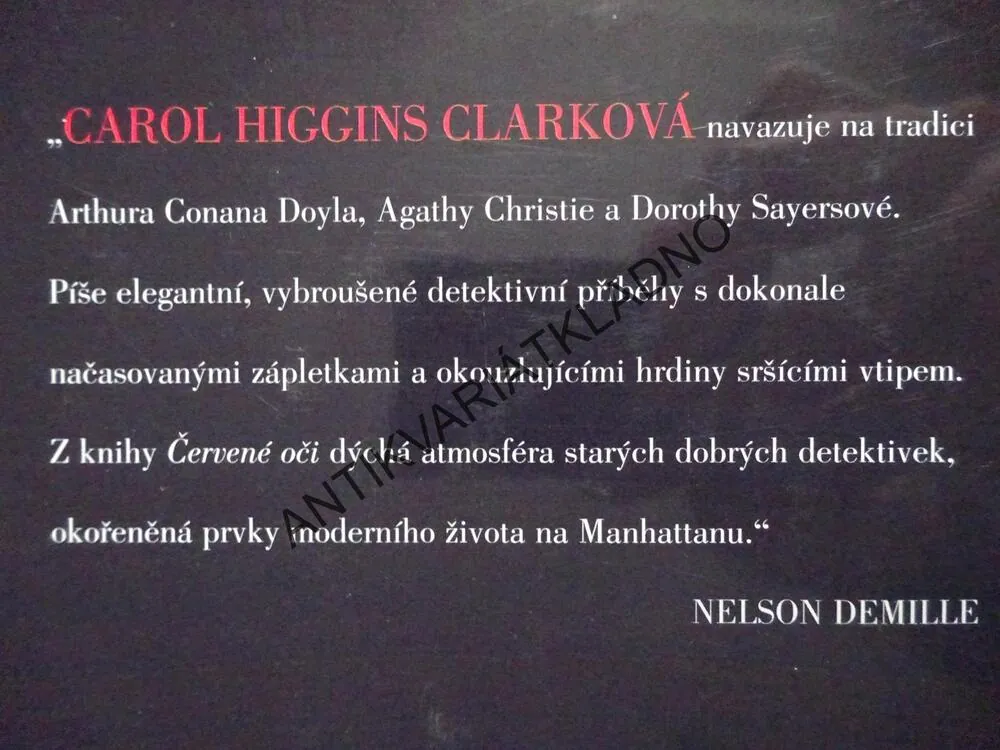 ČERVENÉ OČI, MARY HIGGINS CLARKOVÁ, **an
