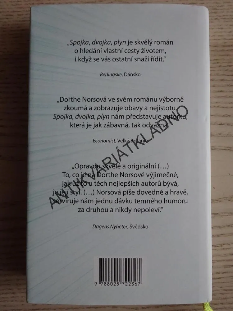 SPOJKA, DVOJKA, PLYN, DORTHE NORSOVÁ, **an
