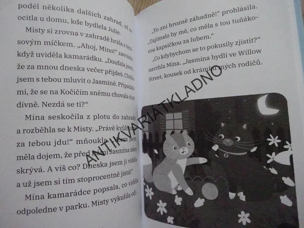 MÍNA A KOČKY, VLOČKA A SNĚŽENKA HLEDAJÍ CESTU DOMŮ, ELLY MOONHEARTOVÁ, **an