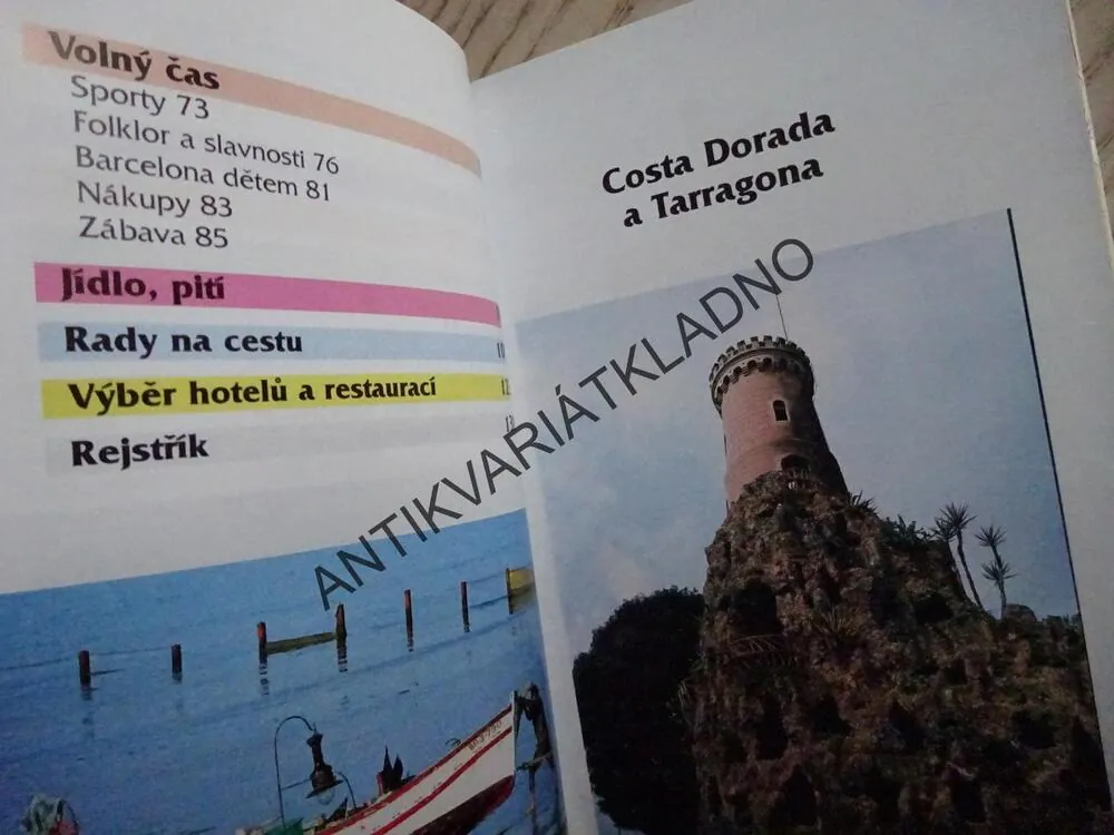 COSTA DORADA A TARAGONA, PRŮVODCE DO KAPSY, **an