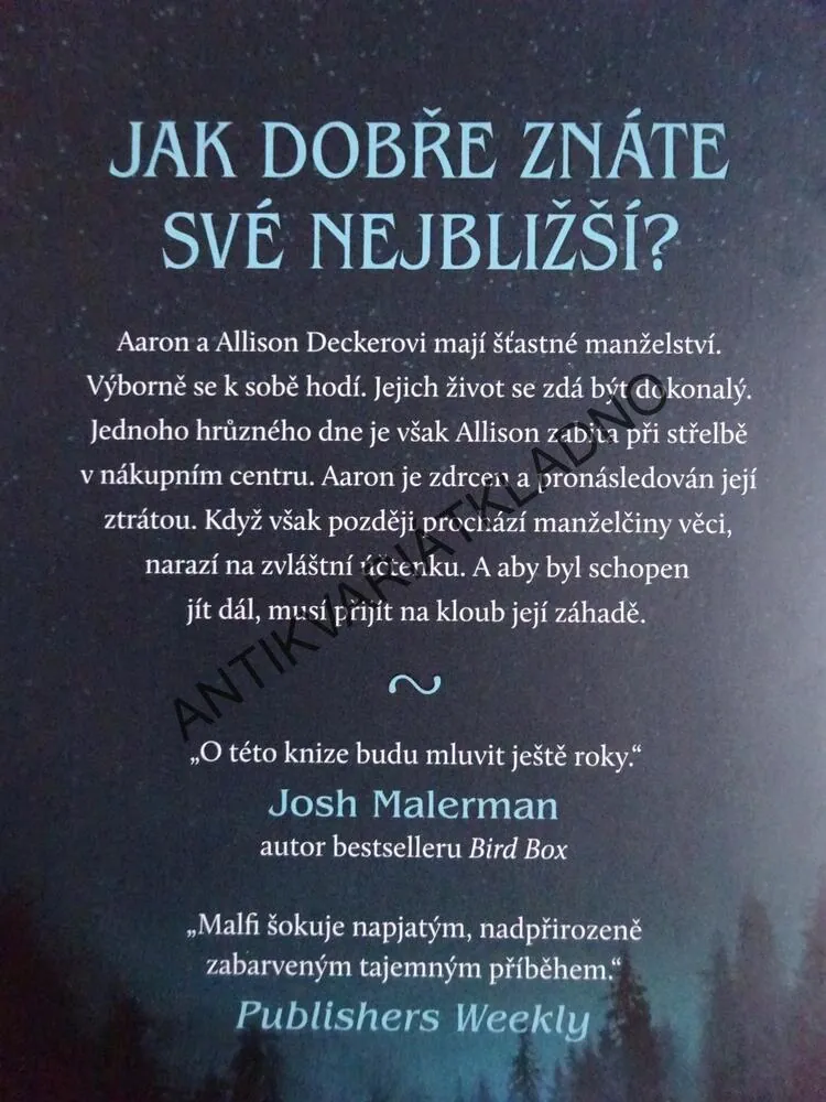 POJĎ SE MNOU, RONALD MALFI, **an