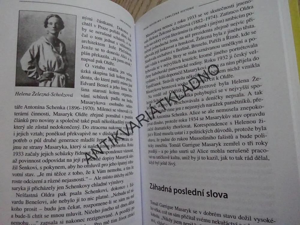 PRVNÍ REPUBLIKA - ZAMLČENÁ HISTORIE, JAN. A. NOVÁK, **an