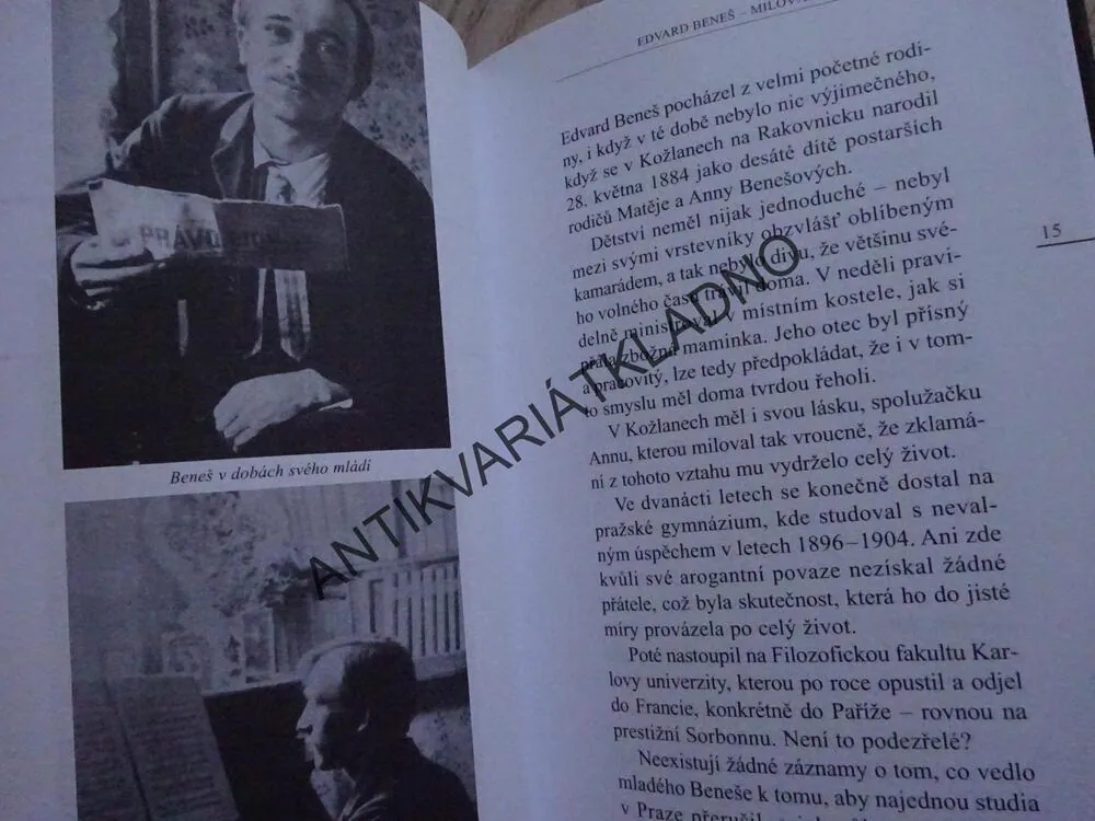 EDVARD BENEŠ, MILOVÁN I NENÁVIDĚN, VÁCLAV MIKO, **an