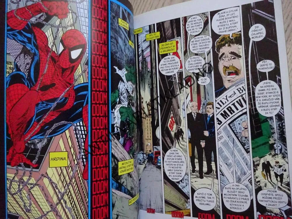 SPIDER-MAN, SPIDERMAN, UTRPENÍ, KOMIKS MARVEL, **an