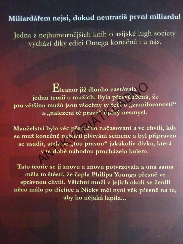 ŠÍLENĚ BOHATÍ ASIATI, KEVIN KWAN, **an